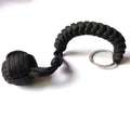 Outdoor Security Protection Black Monkey Fist Steel Ball for Girl Bearing Self Defense Lanyard Survival Key Chain Broken Windows