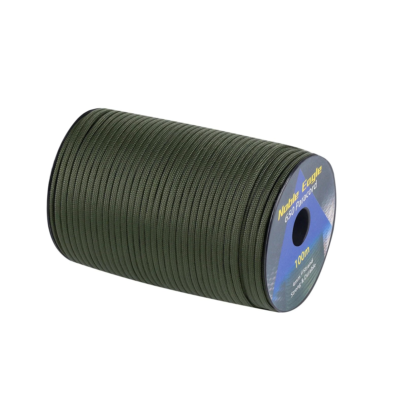 9 Strand 4mm Military Paracord 650 LB Outdoor Survival Tactical Parachute Cord 50m/100m for Camping Weaving Rope