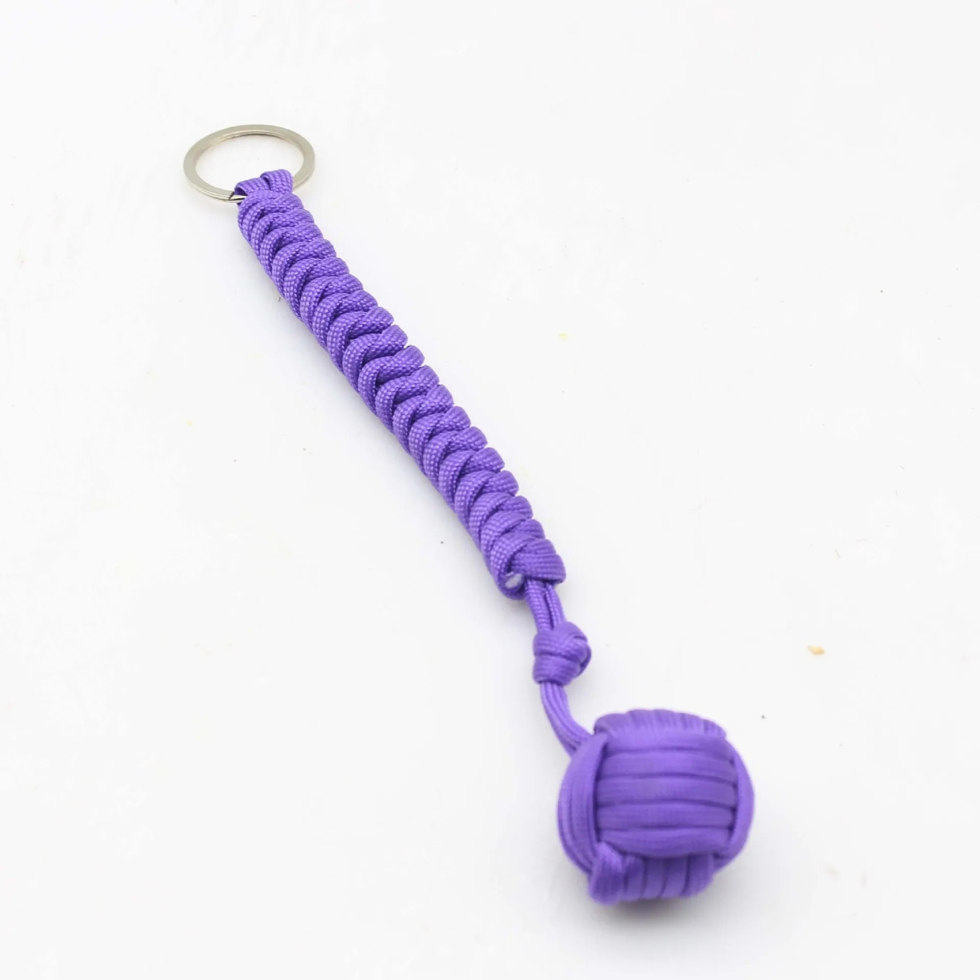 Outdoor Security Protection Black Monkey Fist Steel Ball for Girl Bearing Self Defense Lanyard Survival Key Chain Broken Windows