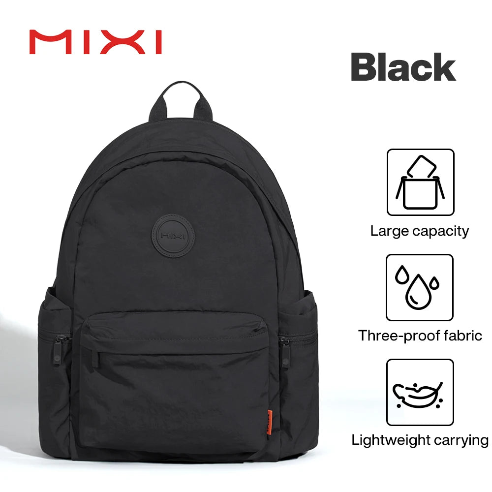 Mixi Outdoor Lightweight Backpack Casual Carry On Laptop Backpack Travel Bookbag for Women Men 15Inch 17Inch Hiking Bag