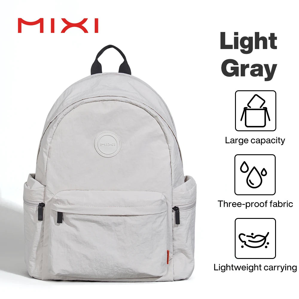 Mixi Outdoor Lightweight Backpack Casual Carry On Laptop Backpack Travel Bookbag for Women Men 15Inch 17Inch Hiking Bag