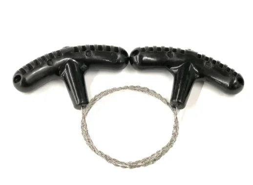 Portable Stainless Steel Wire Saw with Finger Handle Outdoor Camping Hiking Pocket Manual Cutting Chain Saws Survive Tool